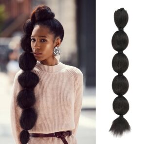 Afro Kinky Burble Ponytail Extensions.